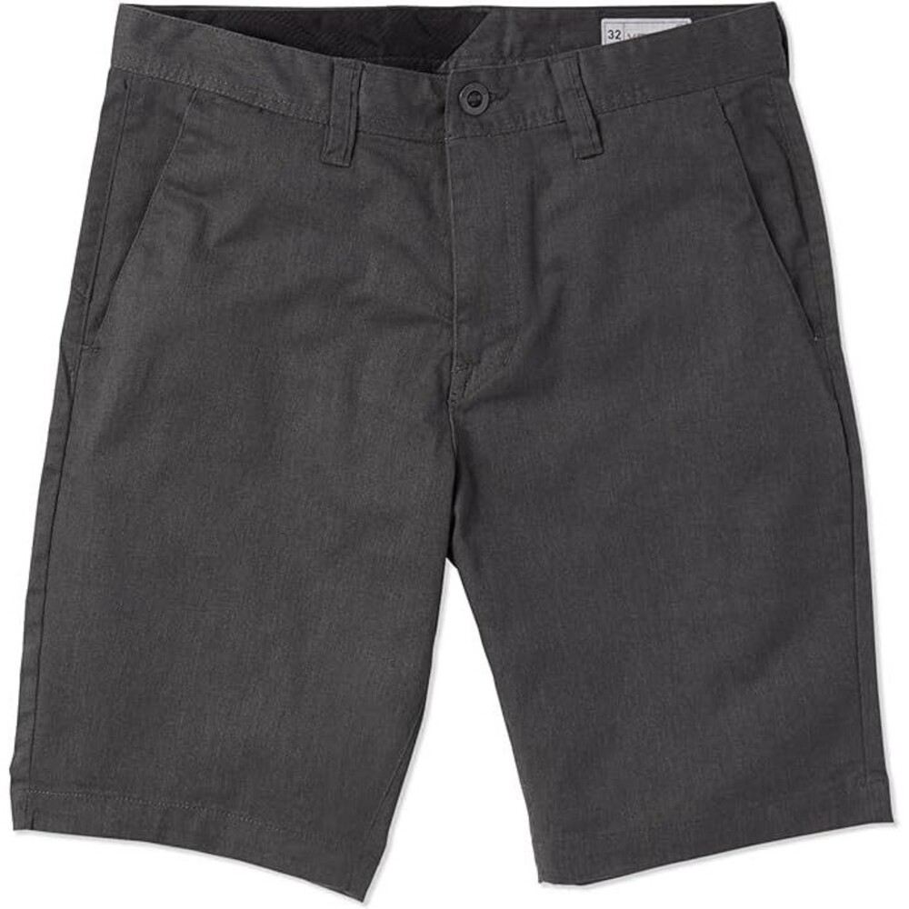 Volcom Men's Modern Fit 21" Chino Short Charcoal Heather, 30